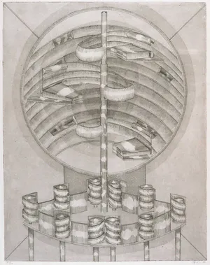 Cees Juffermans - Ets, Beweging I kopen? Bied vanaf 1!