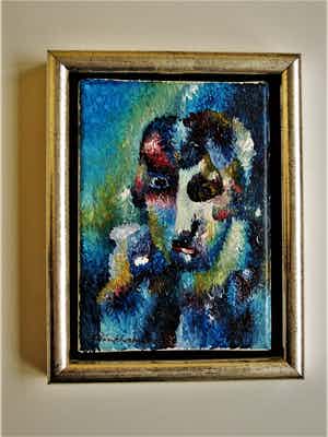 Henk Klinkhamer - Westlandse schilder - fraai Expressionistisch portret "Henri de Turenne" verkocht voor € 10!