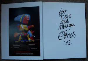 Clemens Briels - Zeefdruk op hout + gesigneerd boek - 2005 kopen? Bied vanaf 125!