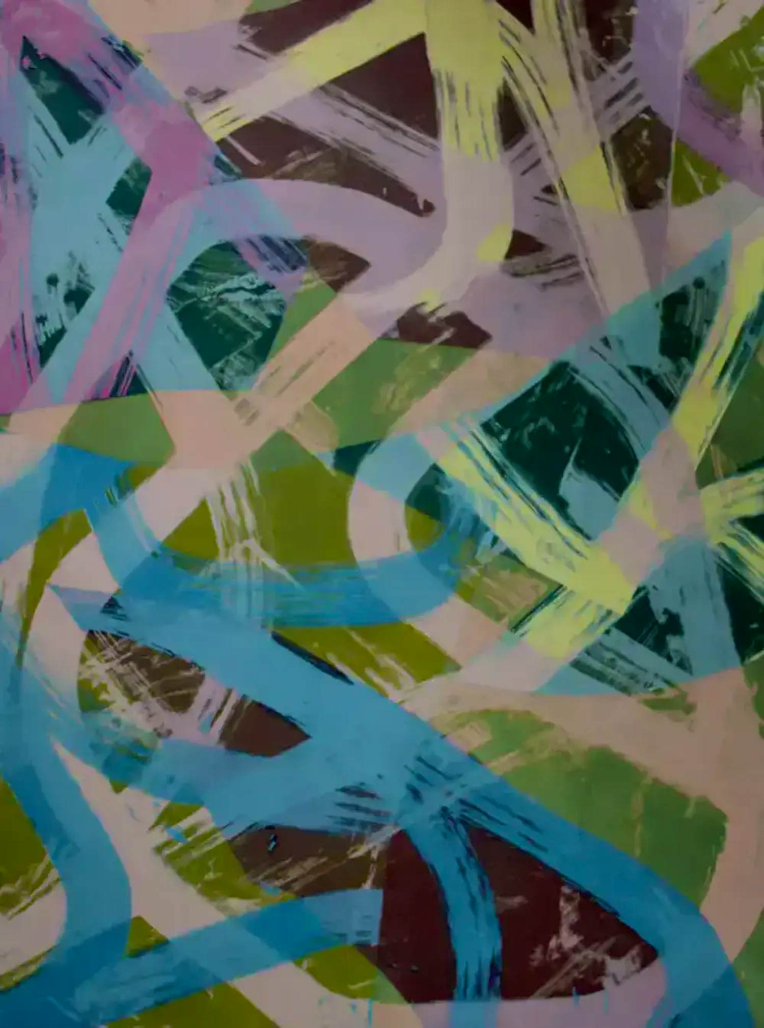 Robert Zandvliet - Litho: geometrische compositie - 2005 verkocht voor € 399!