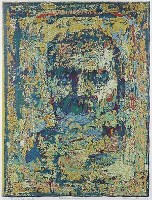 Hans Luiken - Linosnede - eigen druk - Tableau Vivant I kopen? Bied vanaf 40!