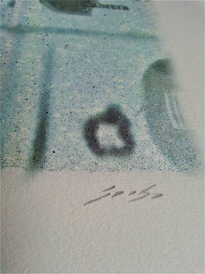 Lluis Barba - Lithographie en carborundum - Located Identities - Handgesigneerd - 2000 kopen? Bied vanaf 30!