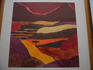 Ronald Boonacker - Aquarel - "Italiaans landschap" - Unica kopen? Bied vanaf 80!