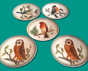 AcheterPorzellanfabrik W. Goebel - Relief Wandteller 5er Set Porzellan "Vögel" aus der Wildlife Serie 70er Jahren? Enchérissez de 48!