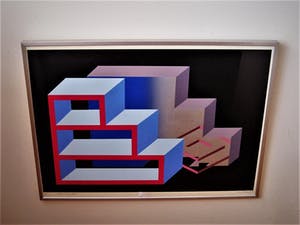 Michael Challenger - Intrigerende Unica OP-Art Lithografie "August in Tooley street" AP exemplaar! kopen? Bied vanaf 25!