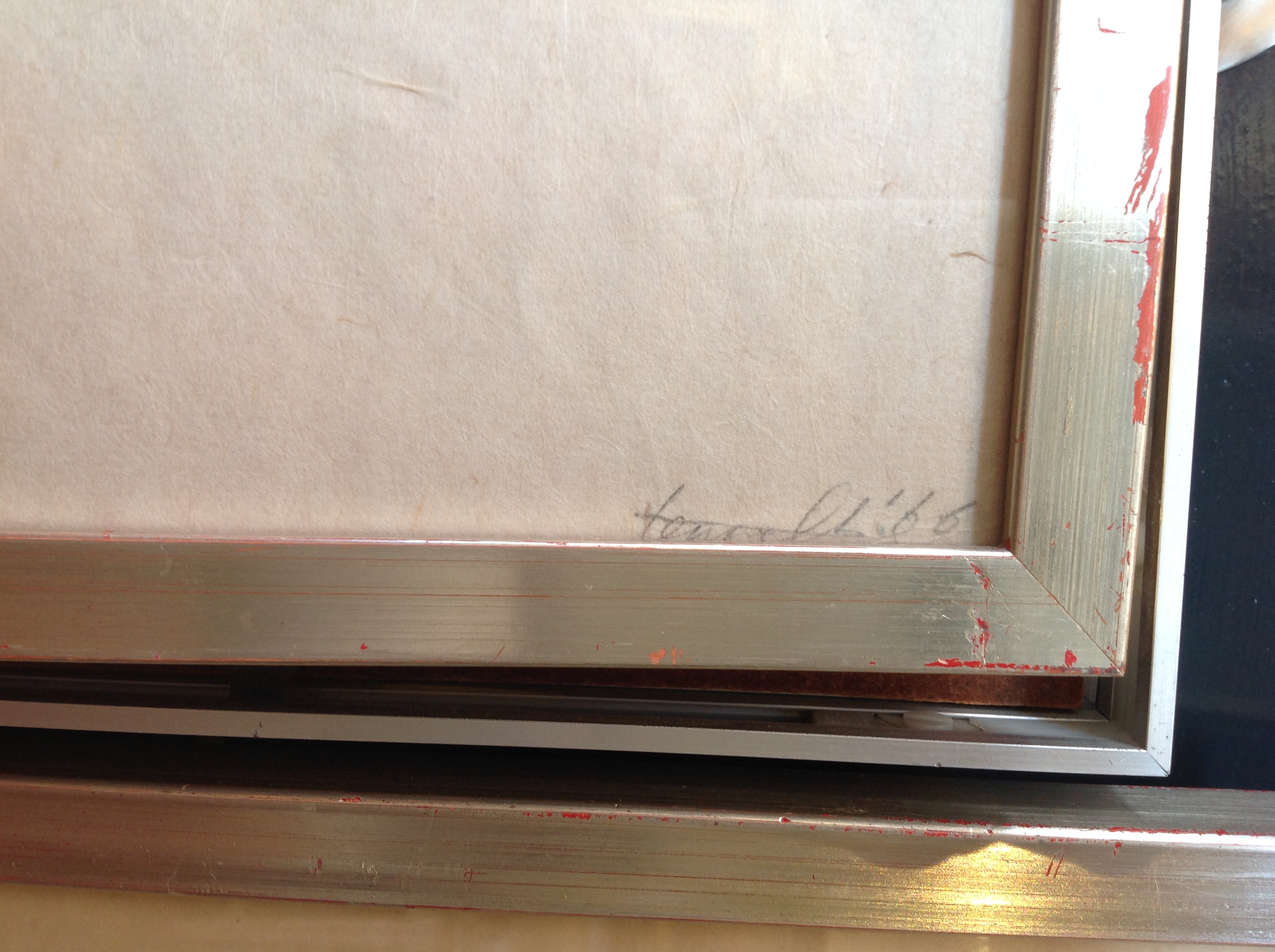 Niet of onleesbaar gesigneerd - Zwart-witte compositie met figuren kopen? Bied vanaf 1!