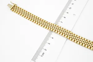MASSIEF 18 karaats gouden unisex armband met Jubilee schakel kopen? Bied vanaf 1700!