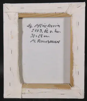 Michael Ramsauer - Olieverf op doek, Pflückerin kopen? Bied vanaf 300!