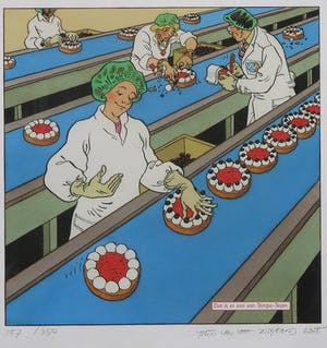 Theo van den Boogaard - Piëzografie, Dat is er een van Tempo-Team (Bakkerij) - Ingelijst kopen? Bied vanaf 1!