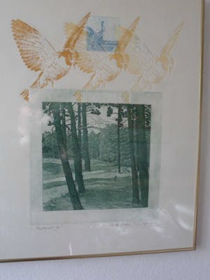 Leentje Linders - Ets. Titel, "Kopperprent". kopen? Bied vanaf 40!