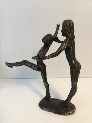 Astrid Veldhuyzen-Koppen - Sculptuur “ Beweging in emotie “. Zeldzaam kopen? Bied vanaf 1!