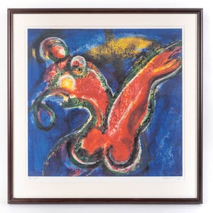 Erwin de Vries - Abstract, expressionistische naaktfiguur kopen? Bied vanaf 150!