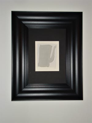 Klaas Gubbels - 'Kan', aquarel stijlvol ingelijst! kopen? Bied vanaf 415!