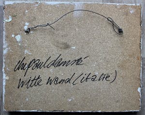 Christiaan Paul Damste - acryl op dik board: witte wand (Italië) kopen? Bied vanaf 295!
