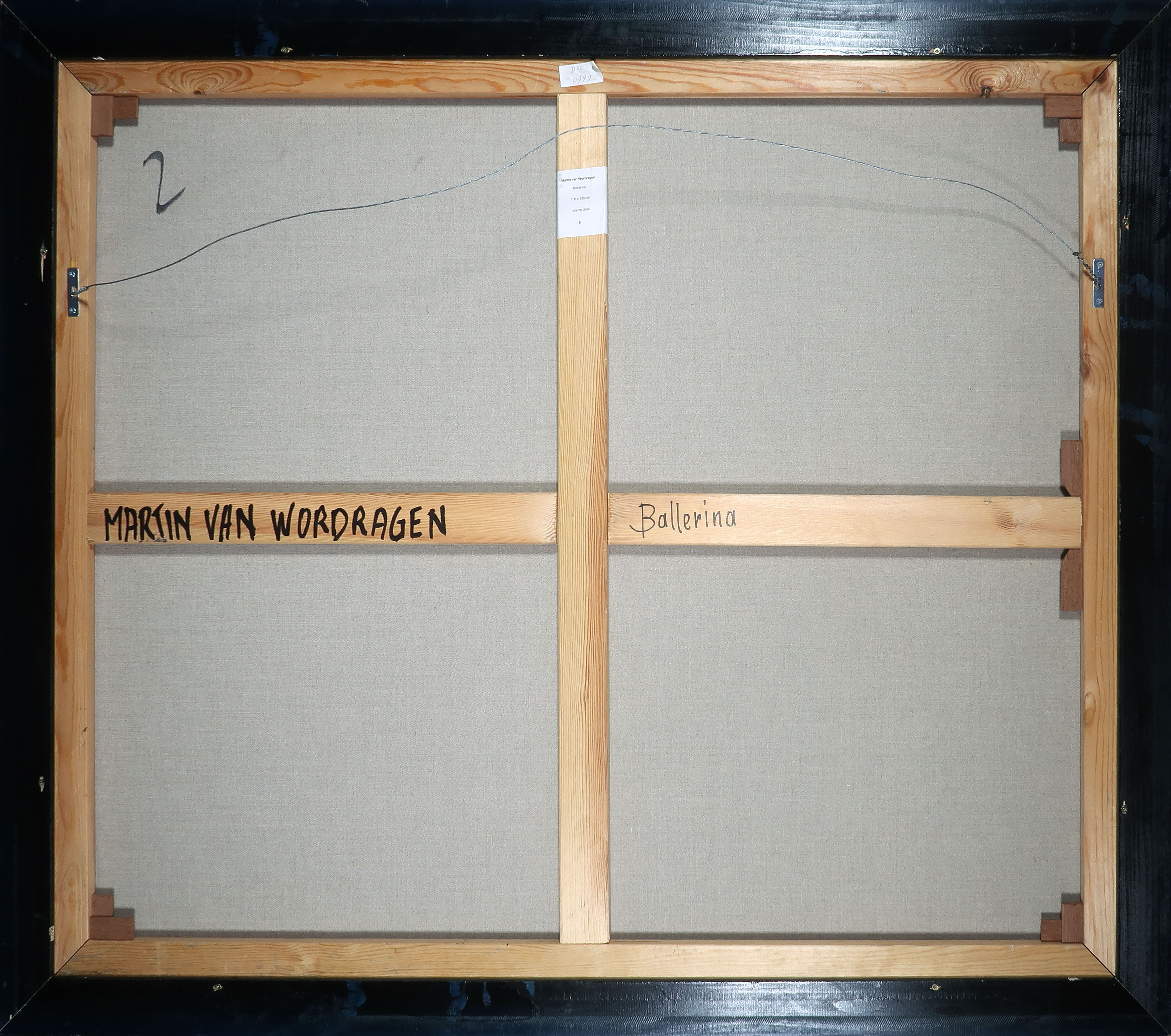 Martin van Wordragen - Olieverf op doek, Ballerina - Ingelijst (Groot) kopen? Bied vanaf 650!