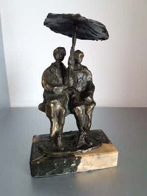 Brons (Onbekend) - Schitterend beeld / Sculptuur - Brons verkocht voor € 60!