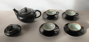 Niet of onleesbaar gesigneerd - Art deco Potterie Theeserviesje kopen? Bied vanaf 1!