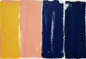 Adine Engelman - Abstracte compositie, monotype kopen? Bied vanaf 75!