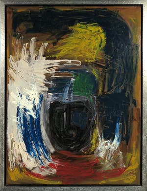 Martin van Wordragen - Olieverf op doek, Zwemmer - Ingelijst (Groot) kopen? Bied vanaf 300!