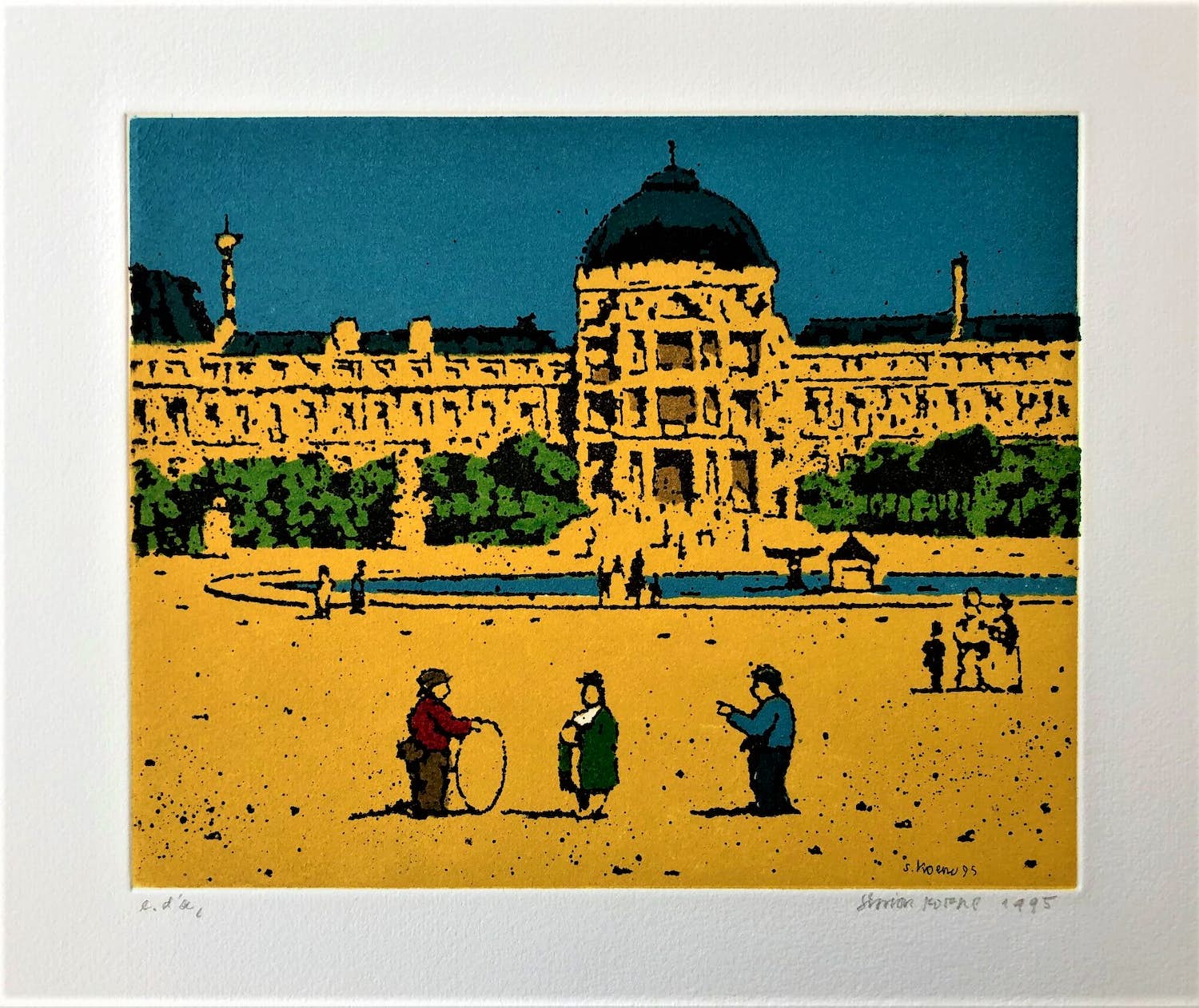 Simon Koene - De Tuilerieën verkocht voor € 65!