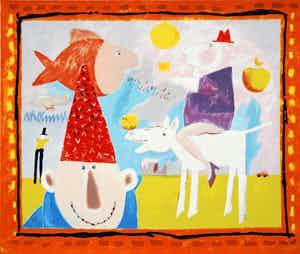 Wouter Stips - Kleurenzeefdruk A GOOD CONVERSATION Handgesigneerd. verkocht voor € 145!