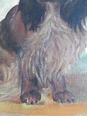 Niet of onleesbaar gesigneerd - Teckel hondje kopen? Bied vanaf 1!