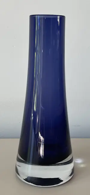 Krosno Glass S.A. - Dikwandige paarse glazen vaas kopen? Bied vanaf 32!