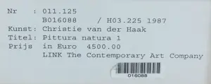 Christie van der Haak - Pittura natura I kaufen? Bieten Sie von 350!
