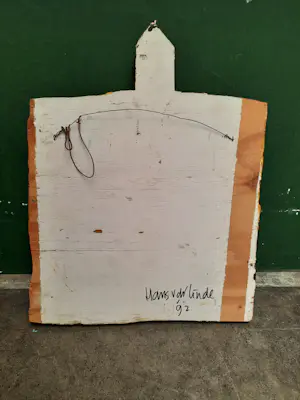 Hans van der Linde - Houtsnijwerk met verf kopen? Bied vanaf 40!