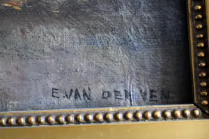 Emanuel van der Ven - Natuurlandschap met berken kopen? Bied vanaf 75!