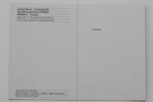 Joseph Beuys - Multiple:Wirtschaftswert, Prinzip 3, Karte Nr.11, signiert kopen? Bied vanaf 120!