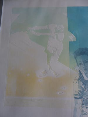 Leentje Linders - Ets en Blinddruk, Ad van Tage- Ingelijst kopen? Bied vanaf 35!