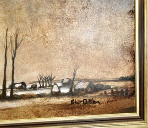 Robert De Man - Mooi olieverf schilderij (landschap ) kopen? Bied vanaf 50!