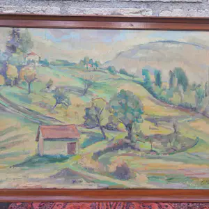 Gerhard Mensink - Landschap kopen? Bied vanaf 30!