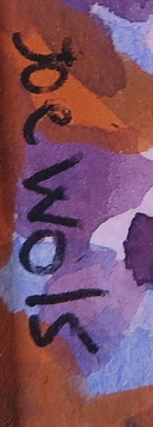 Joe Wols - Acryl op papier, Ogygia IV kopen? Bied vanaf 1!