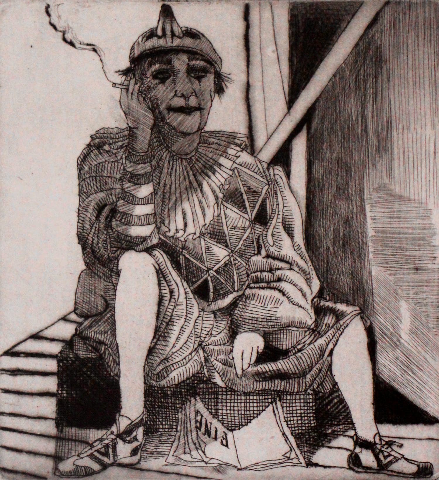 Nicolaas Wijnberg - Ets: onbekende titel verkocht voor € 69!