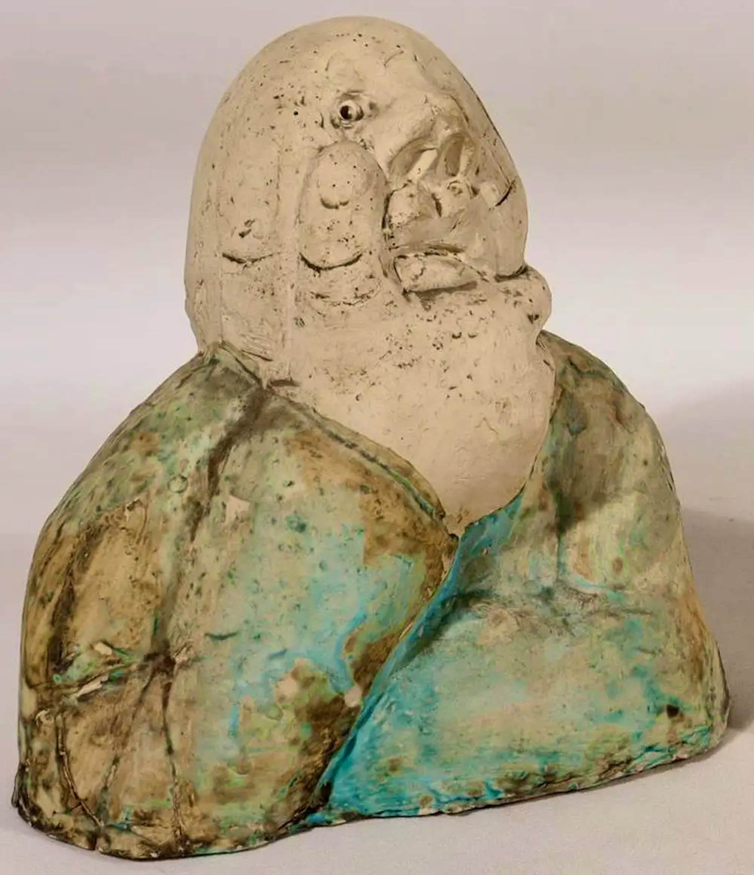 Buy Sjer Jacobs - Keramieken sculptuuur: Man - 2002 (grote uitvoering!)? Bid from 249!