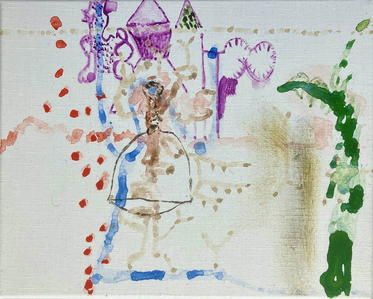 Paul Louis van den Bergh - "Luchtkasteel" - Acryl op linnen - Gesigneerd kopen? Bied vanaf 150!