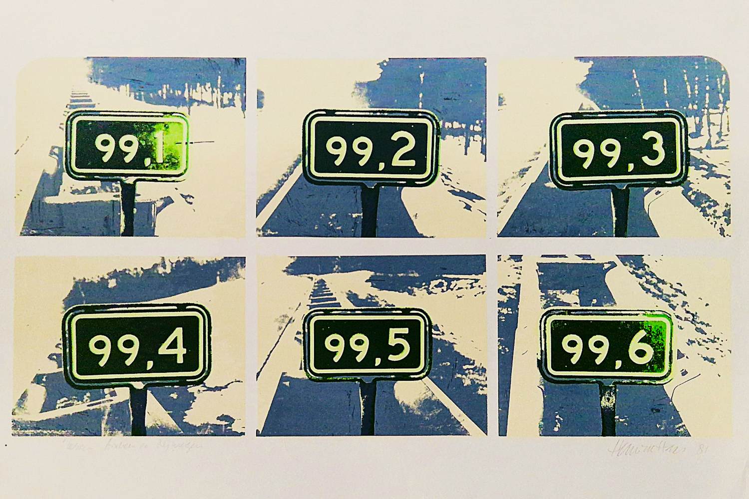 Henri de Haas - Grote 1981 kleuren lithografie "tussen Arnhem en Nijmegen" gesigneerd kopen? Bied vanaf 41!