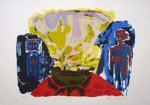 John Lie a Fo - Zeefdruk, Zonder titel kopen? Bied vanaf 1!