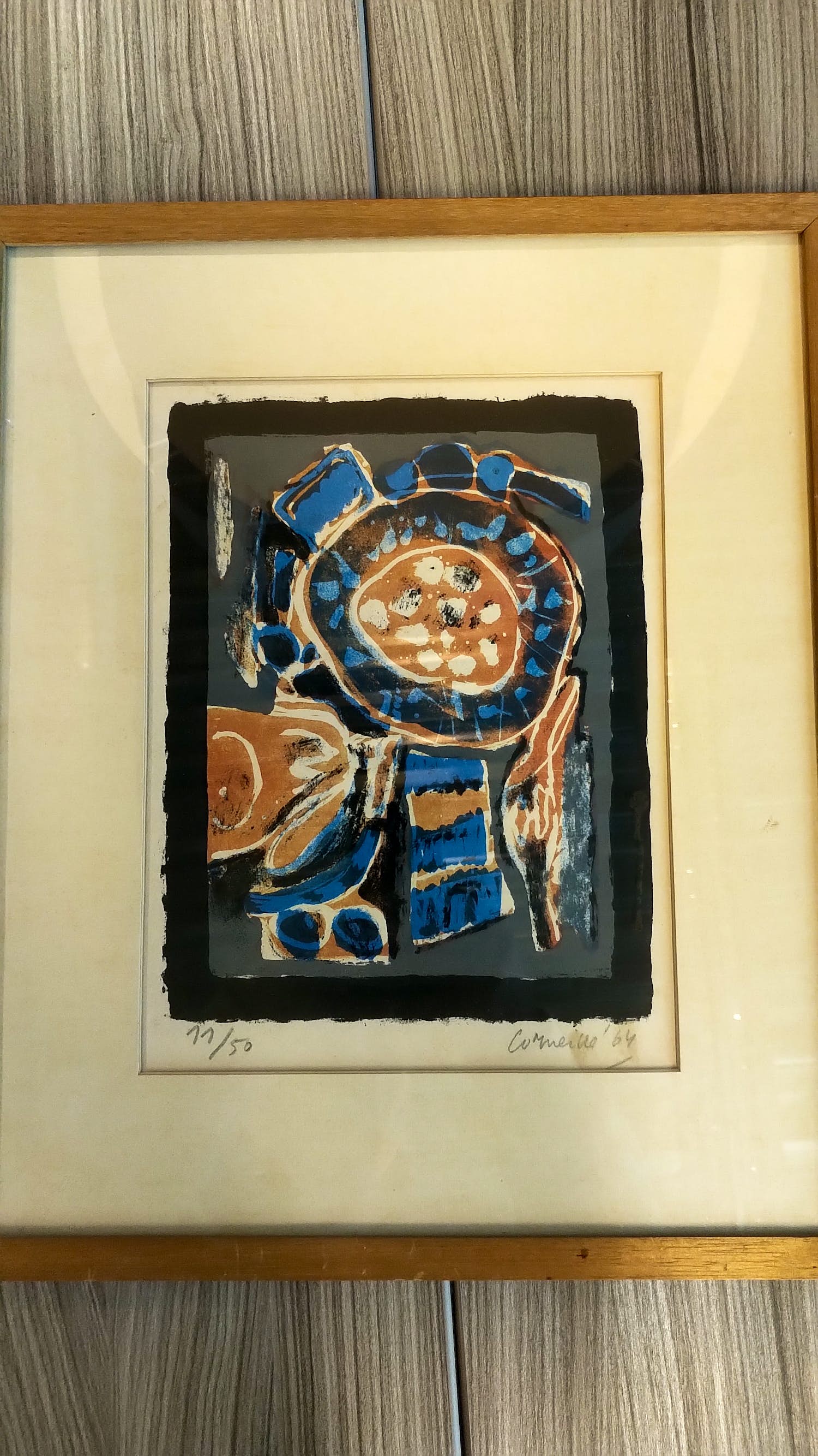 Corneille - Compositie Blauw/Rood verkocht voor € 150!