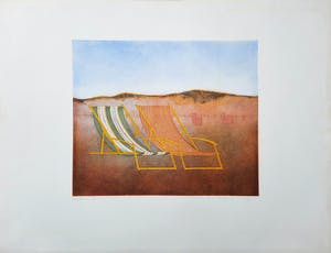 Tiny van der Sar - steendruk - Strandstoelen 1/10 - 21002 kopen? Bied vanaf 60!