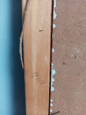 Niet of onleesbaar gesigneerd - Mooi olieverf schilderij van een landschap met een hutje op de hei kopen? Bied vanaf 1!