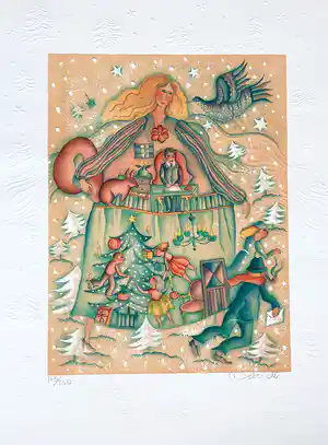 Francoise Deberdt - La fille et l'écureuil verkocht voor € 25!