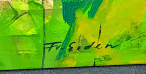 Frits van Eeden - Acryl op doek, Bloemenveld (Zeer groot) kopen? Bied vanaf 300!