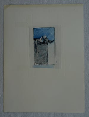 Fon Klement - 2 Tekeningen , schetsen - 1987 kopen? Bied vanaf 50!