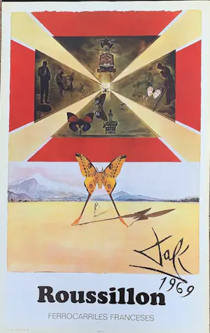 Salvador Dali - Vlindersuite i.o.v. Franse Spoorwegen (SNCF) kopen? Bied vanaf 99!