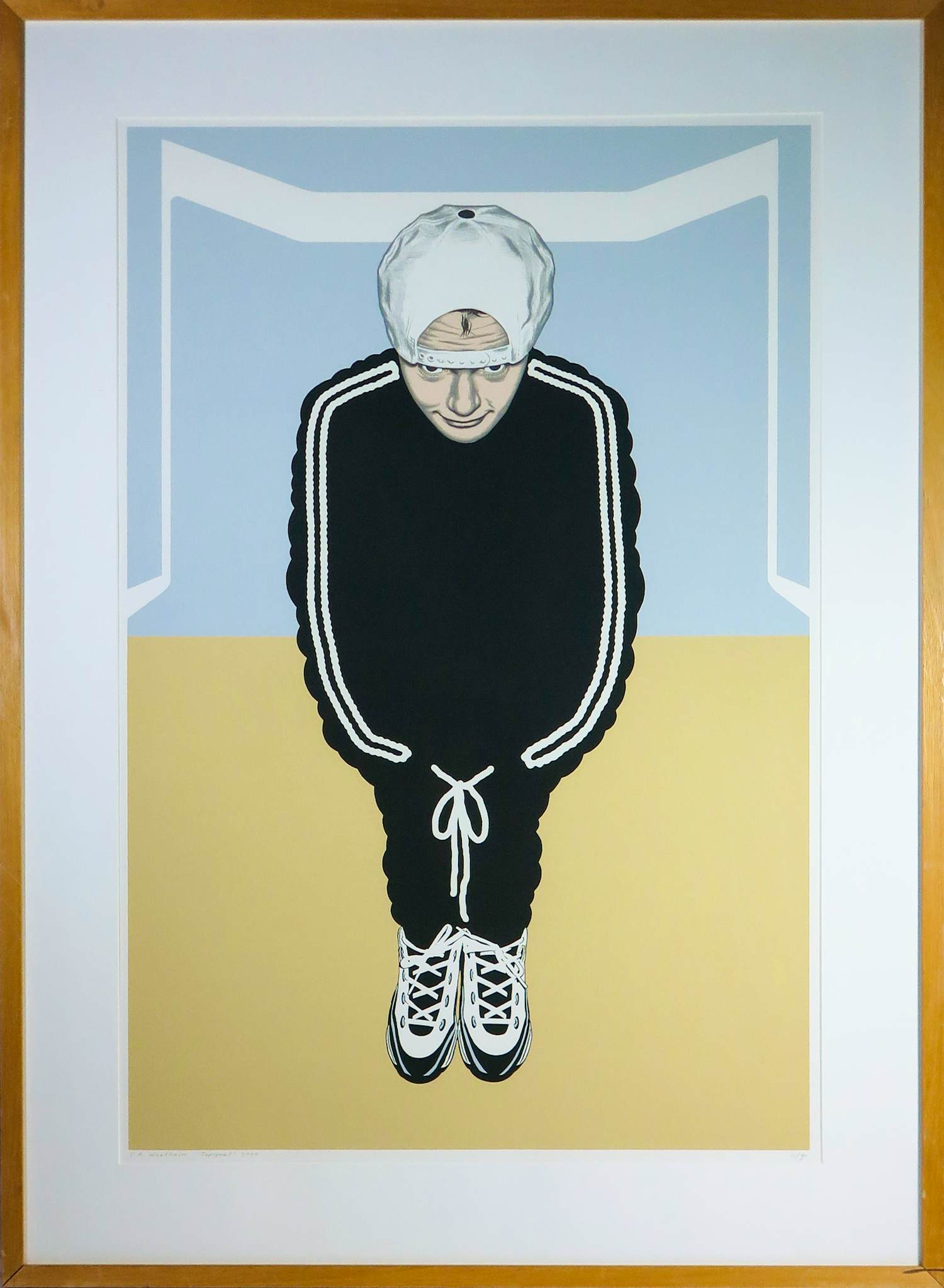 C.A. Wertheim - Zeefdruk op papier, Topsport - Ingelijst (Groot) kopen? Bied vanaf 35!