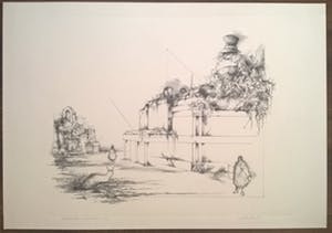 Dirkje Kuik - gezichten op Utrecht - 10 litho's kopen? Bied vanaf 395!