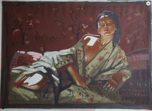 Nico Vrielink - Kleurenzeefdruk CLAIR OBSCUR Handgesigneerd--GROOT kopen? Bied vanaf 165!